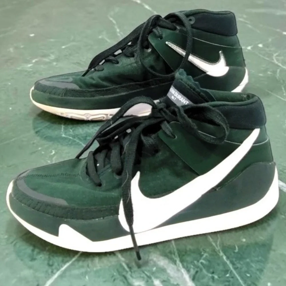 Nike KD 7 Kevin Durant Gorge Green White Basketball Shoes CW4115-303 Mens 7.5